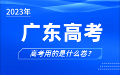 2023年广东高考用的是什么卷_广东高考试卷是全国几卷