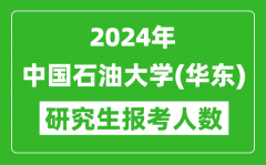 2024年中国石油大学(华东)研究生报考人数