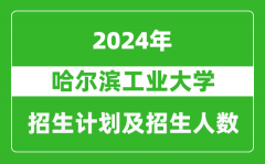 哈尔滨工业大学2024年在江苏的招生计划及招生人数