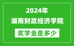 2024年湖南财政经济学院奖学金多少钱_覆盖率是多少？