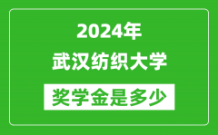 2024年武汉纺织大学奖学金多少钱_覆盖率是多少？