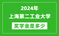 2024年上海第二工业大学奖学金多少钱_覆盖率是多少？