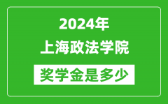 2024年上海政法学院奖学金多少钱_覆盖率是多少？