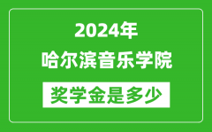 2024年哈尔滨音乐学院奖学金多少钱_覆盖率是多少？