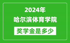 2024年哈尔滨体育学院奖学金多少钱_覆盖率是多少？
