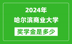 2024年哈尔滨商业大学奖学金多少钱_覆盖率是多少？