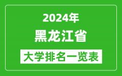 2024年黑龙江省大学排名一览表（81所）
